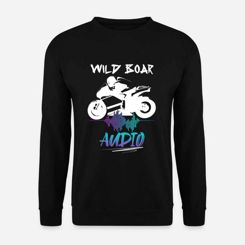 wild boar audio - Unisex Pullover - Schwarz
