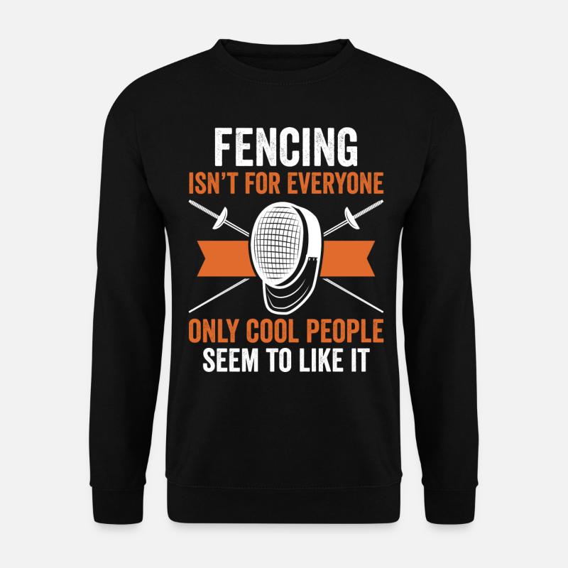 Fechten Kampfsport - Unisex Pullover - Schwarz