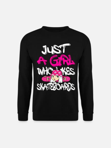 Skateboard Skater Skateboarding Gift - Unisex Sweatshirt - black