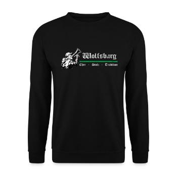 Wolfsburg Honour Pride Tradition - Unisex Sweatshirt - black - Front - Alina (178cm) & Michal (187cm)