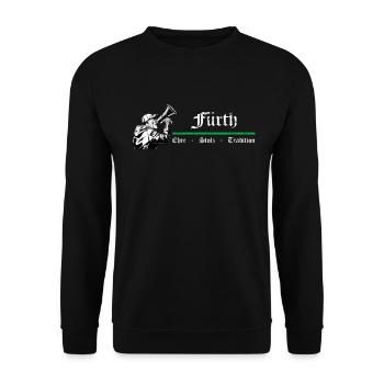 Fürth Honor Pride Tradition - Sweat-shirt Unisexe - noir - Devant - Alina (178cm) & Michal (187cm)