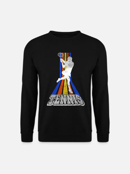 Tennis Tennisspielerin Frau Sport Match Verein Fan - Unisex Pullover - Schwarz