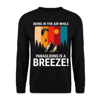 Pilote de parapente Parapente Adventures Outdoor - Sweat-shirt Unisexe - noir - Devant - Alina (178cm) & Michal (187cm)