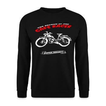 Mountaineer MD 25 Mobylette Mokick - Sweat-shirt Unisexe - noir - Devant - Alina (178cm) & Michal (187cm)