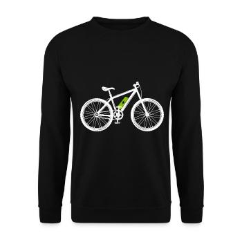 E-Bike E-Bike Elektro-Mountainbike - Unisex Pullover - Schwarz - Vorne - Alina (178cm) & Michal (187cm)