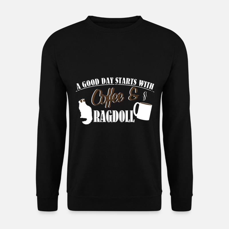 Coffee Ragdoll - Unisex Sweatshirt - black