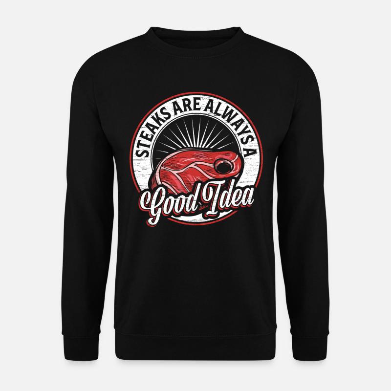 steak - Unisex Sweatshirt - black