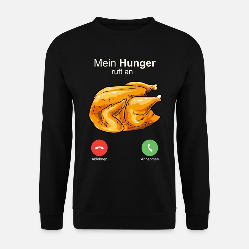 Broiler Brathhähnchen Grillhähnchen Goldbroiler - Unisex Pullover - Schwarz