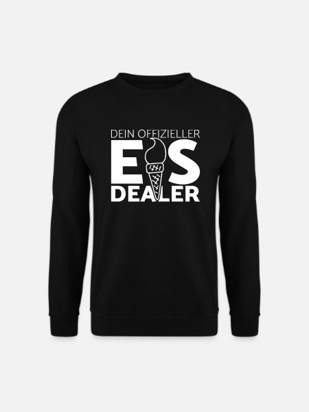 Eisverkäufer und Eisverkäuferin - Unisex Pullover - Schwarz