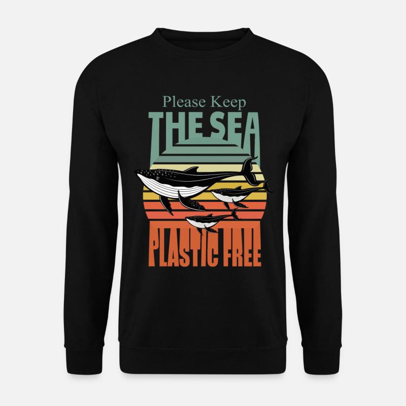 Umweltschutz, Tierschutz - Unisex Pullover - Schwarz