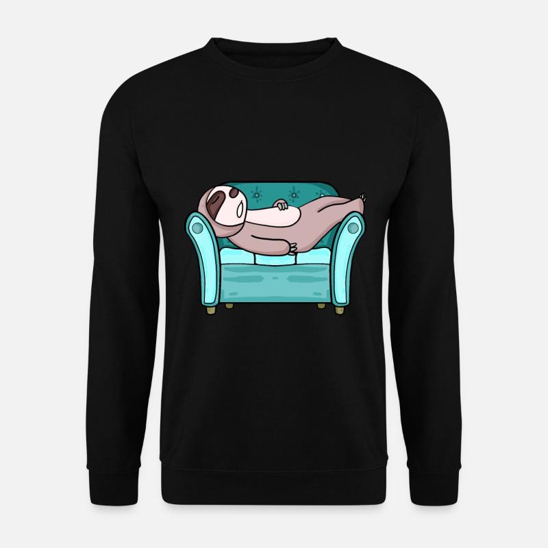 sloth - Unisex Sweatshirt - black