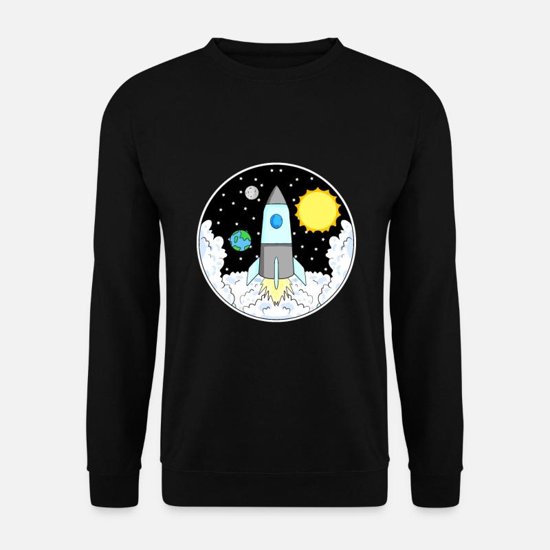 Rocket space - Unisex Sweatshirt - black