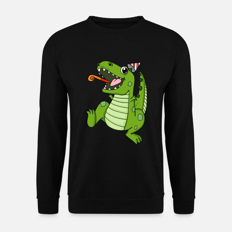 Dinosaurier Party - Unisex Pullover - Schwarz