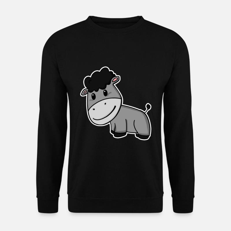 Esel - Unisex Pullover - Schwarz