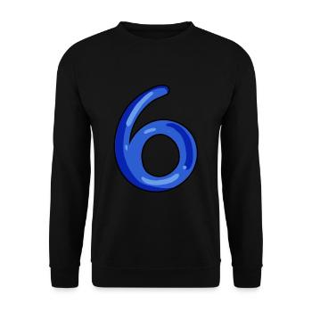 6 - Unisex Sweatshirt - black - Front - Alina (178cm) & Michal (187cm)