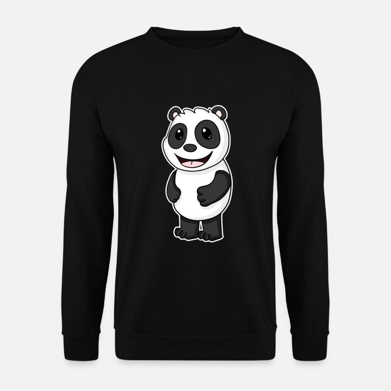 Panda Bear Panda Baby - Unisex Sweatshirt - black