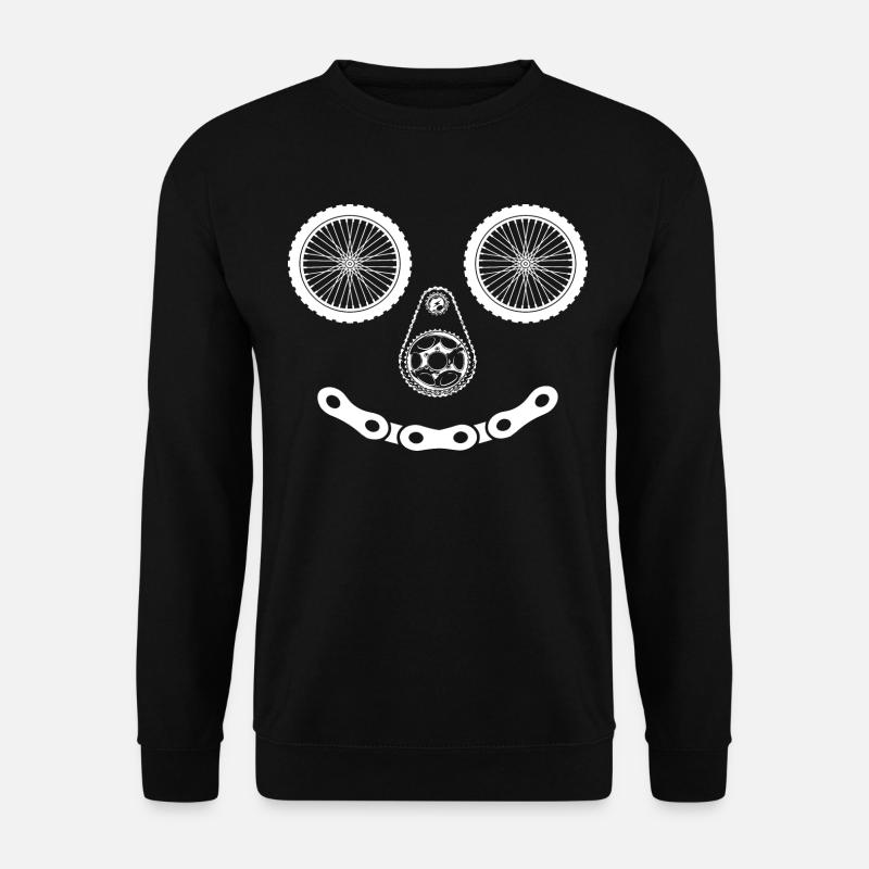 SMILE BIKE - Unisex Pullover - Schwarz