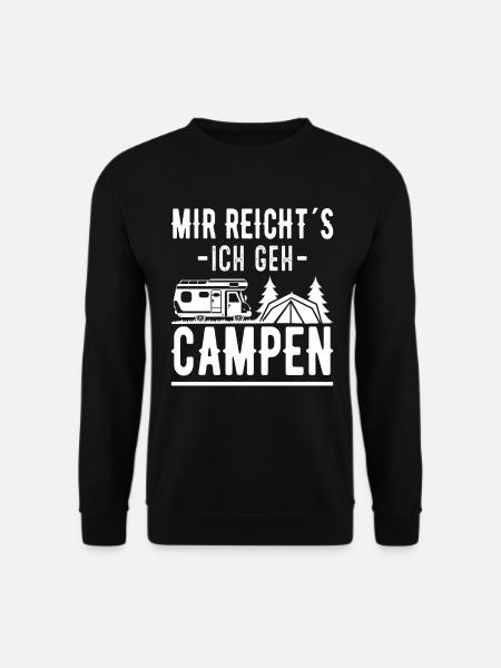 Mir reichts ich geh campen Camping Wohnmobil - Unisex Pullover - Schwarz
