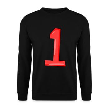 1 - Sweat-shirt Unisexe - noir - Devant - Alina (178cm) & Michal (187cm)