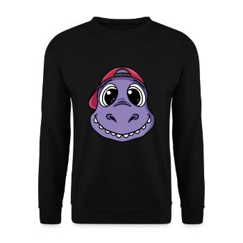 Dinosaures - Sweat-shirt Unisexe - noir - Devant - Alina (178cm) & Michal (187cm)