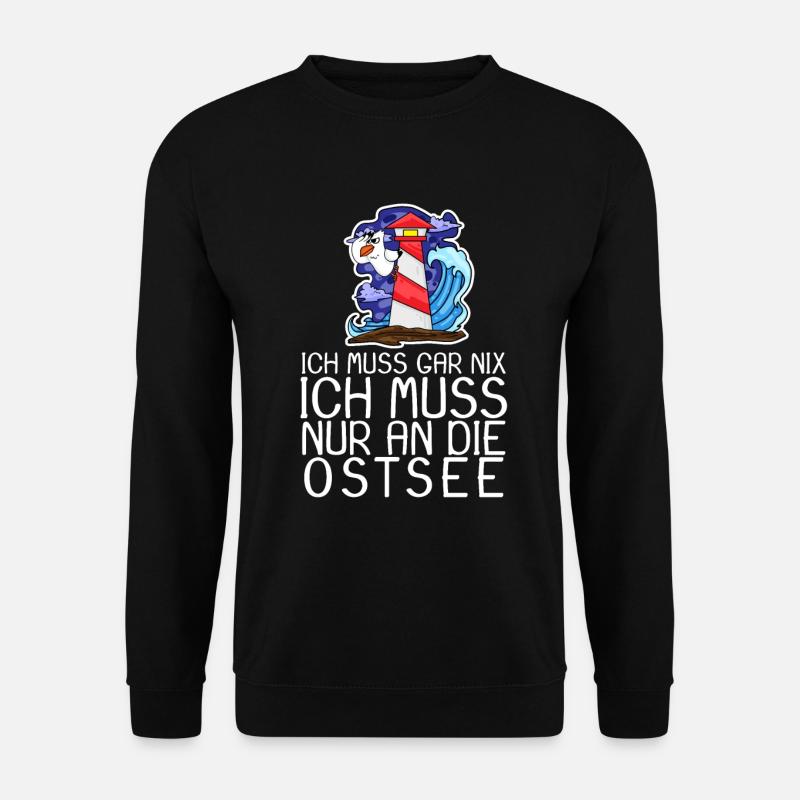 Ostsee Urlaub Geschenk - Unisex Pullover - Schwarz