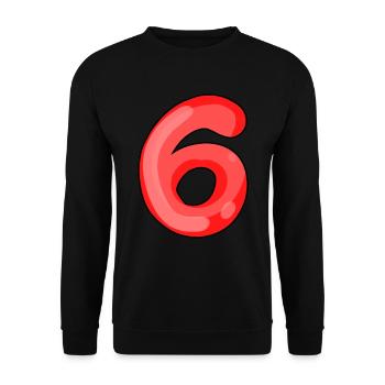 6 - Unisex Sweatshirt - black - Front - Alina (178cm) & Michal (187cm)