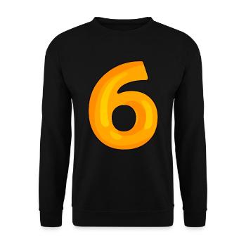 6 - Unisex Sweatshirt - black - Front - Alina (178cm) & Michal (187cm)