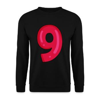 9 - Unisex Sweatshirt - black - Front - Alina (178cm) & Michal (187cm)