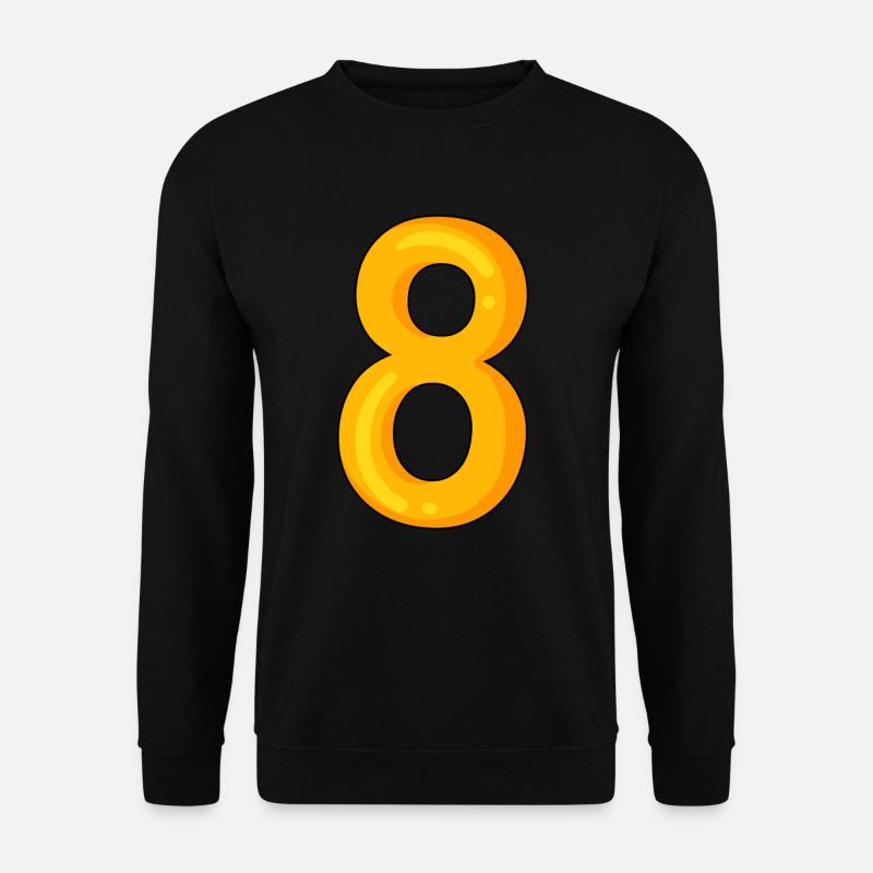 Number 8 - Number 8 - Unisex Sweatshirt - black