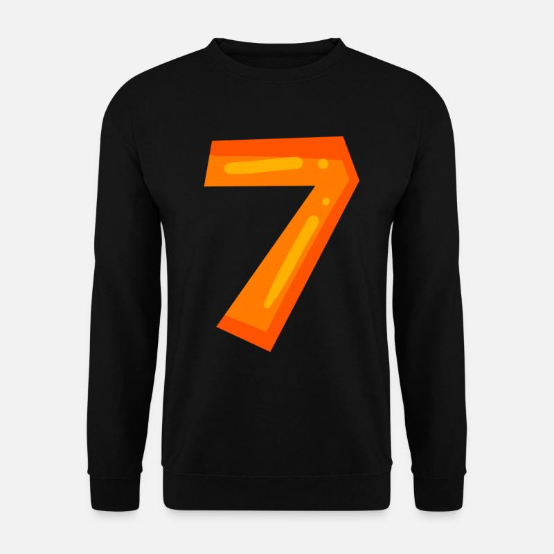 7 - Unisex Sweatshirt - black