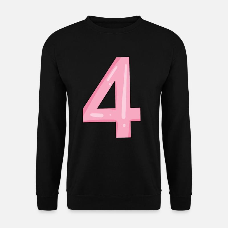 4 - Unisex Pullover - Schwarz