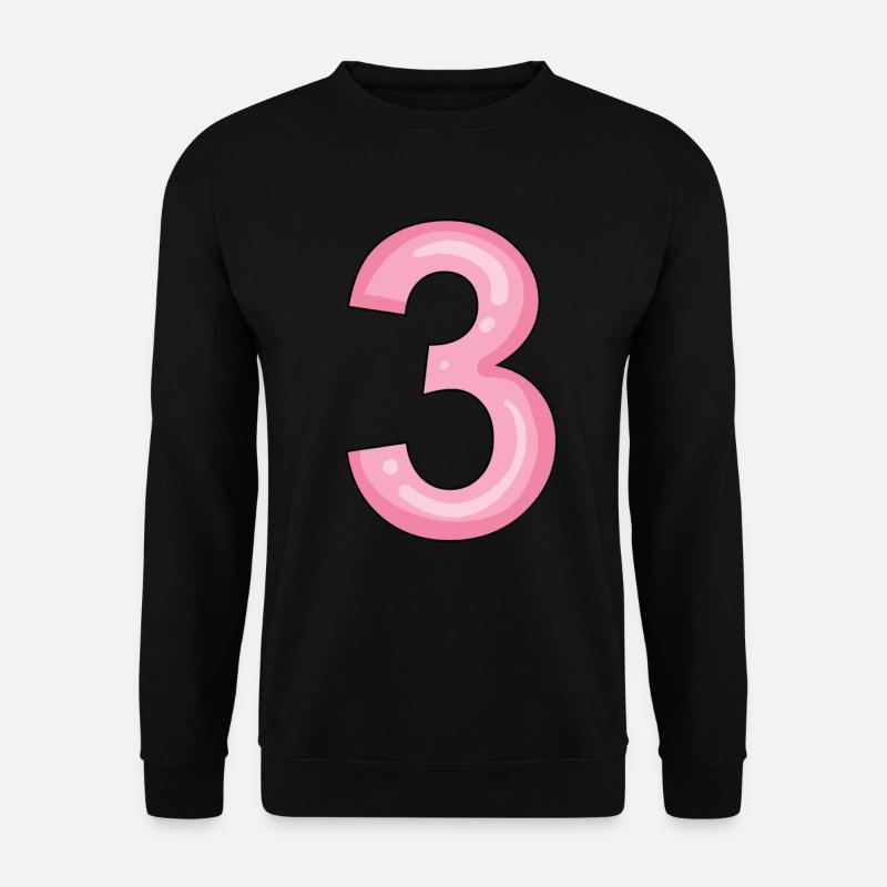 3 - Unisex Pullover - Schwarz