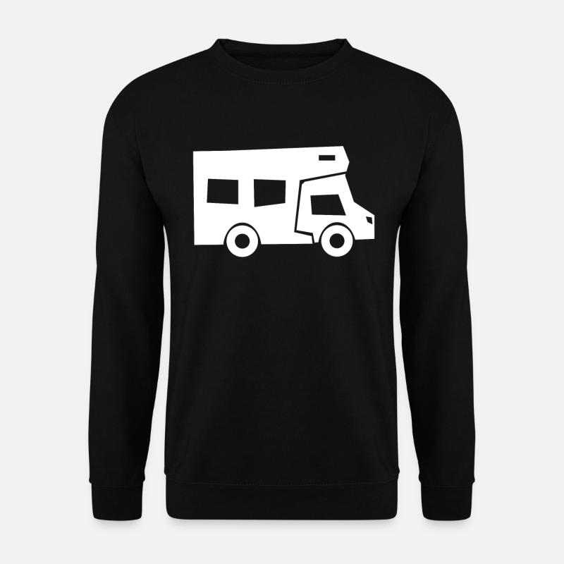 Caravan Camper Camping Camper - Unisex Sweatshirt - black