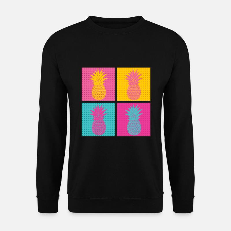 Pop Art Pineapple Hawaii - Unisex Sweatshirt - black