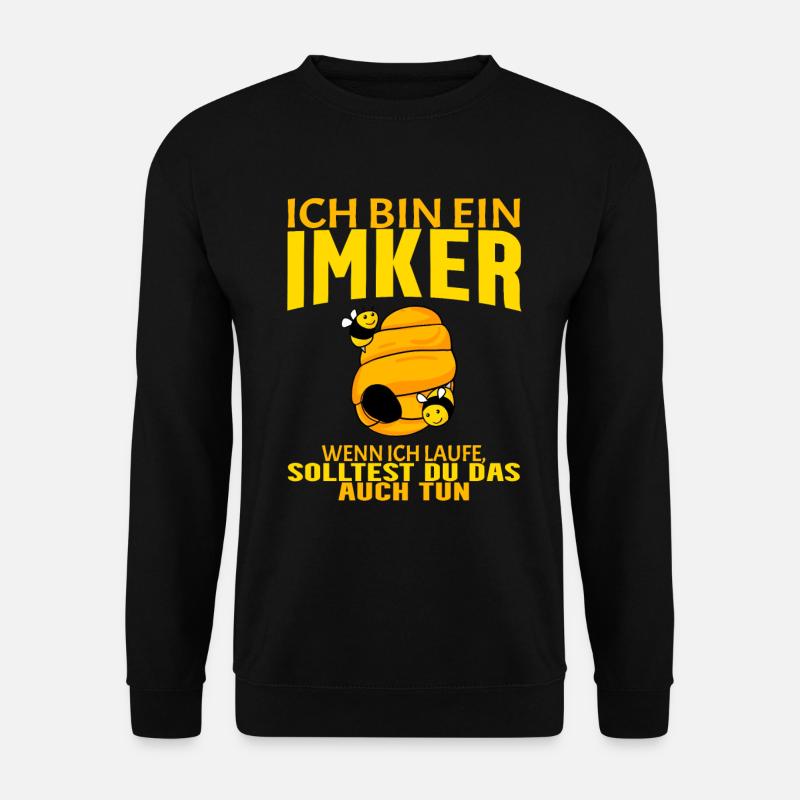 Bienen Imker Biene - Unisex Pullover - Schwarz