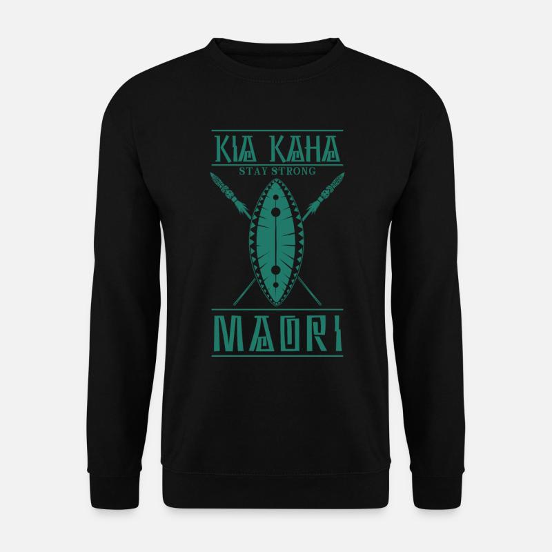 Maori - Unisex Pullover - Schwarz