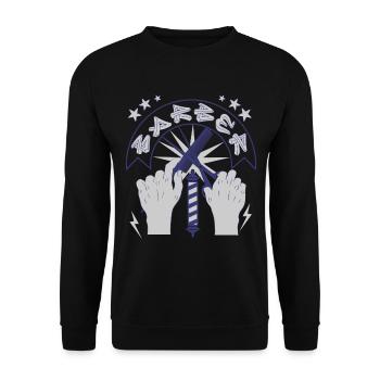 Barbier - Unisex Pullover - Schwarz - Vorne - Alina (178cm) & Michal (187cm)