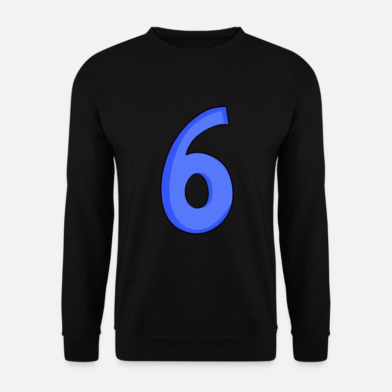 6 - Unisex Pullover - Schwarz