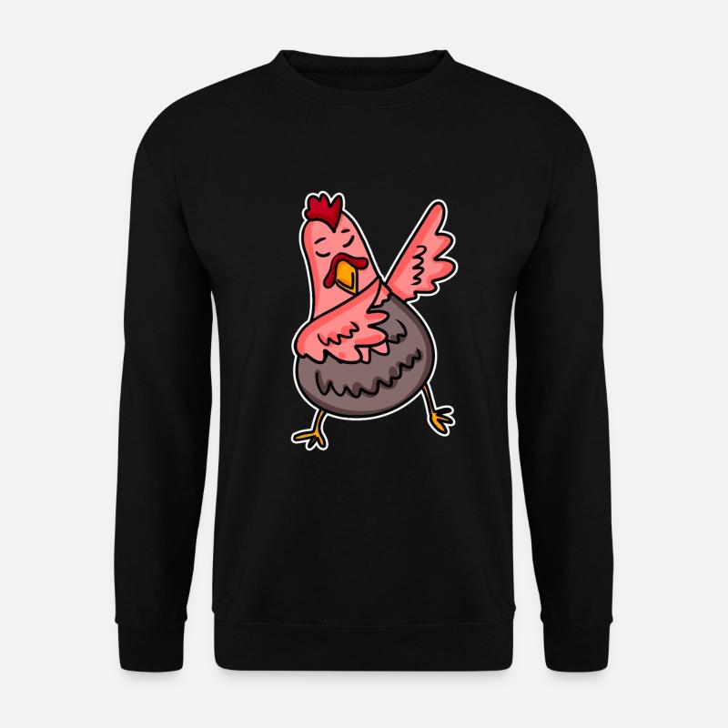 Dabbing Dab Chicken - Unisex Sweatshirt - black