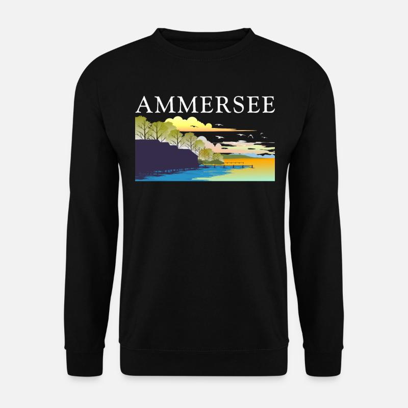 Ammersee - Unisex Pullover - Schwarz