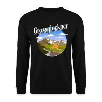 Grossglockner - Unisex Pullover - Schwarz - Vorne - Alina (178cm) & Michal (187cm)