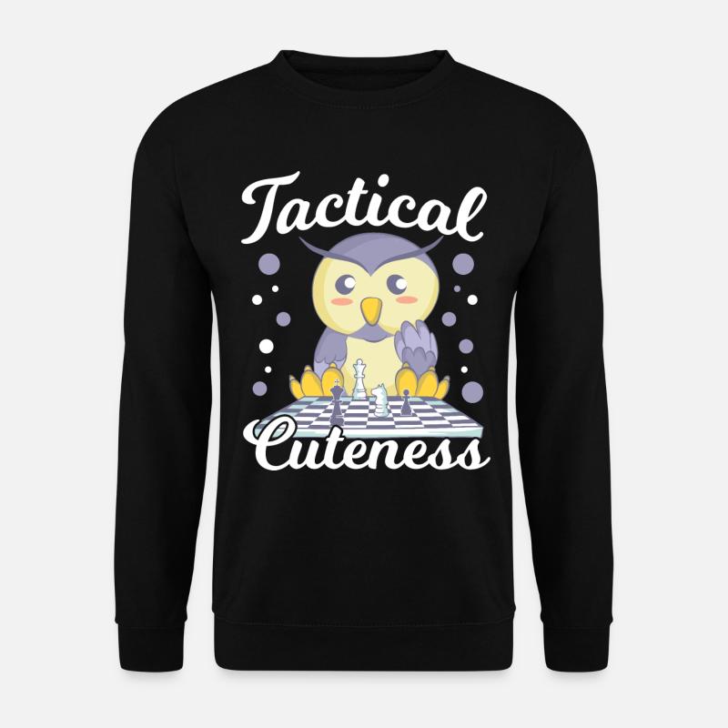 Échecs mignons - Sweat-shirt Unisexe - noir