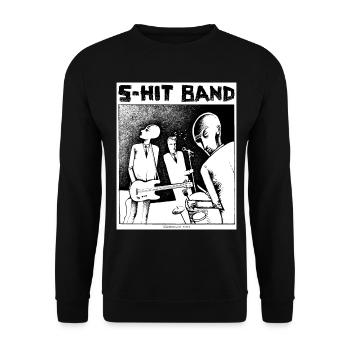 GROUPE S-HIT - Sweat-shirt Unisexe - noir - Devant - Alina (178cm) & Michal (187cm)