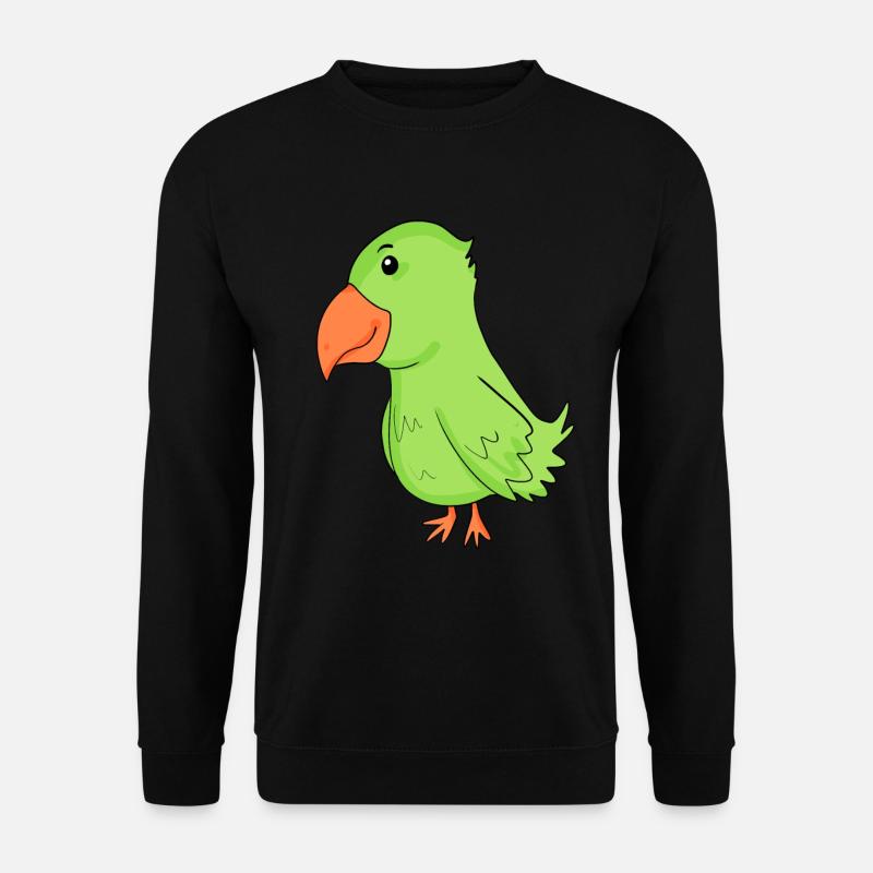 Papagei - Unisex Pullover - Schwarz