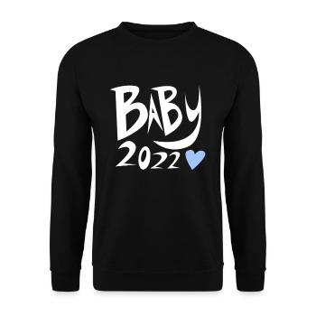 Bébé 2022 - Naissance Enceinte 2022 - Sweat-shirt Unisexe - noir - Devant - Alina (178cm) & Michal (187cm)