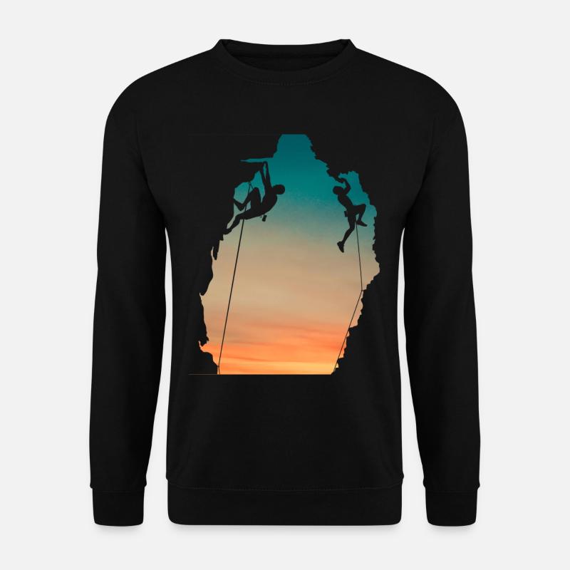 Sunset Cliff Climbers - Unisex Pullover - Schwarz