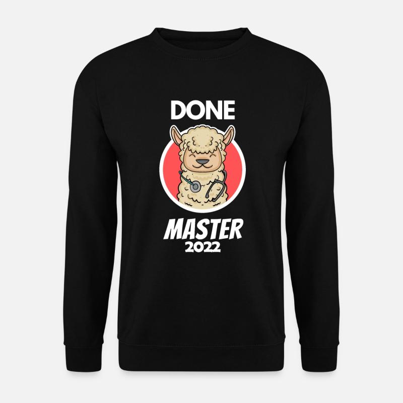 Done Master's Degree Gift - Unisex Sweatshirt - black