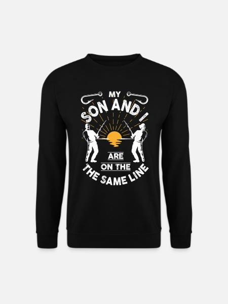 Fils pêcheur - Sweat-shirt Unisexe - noir