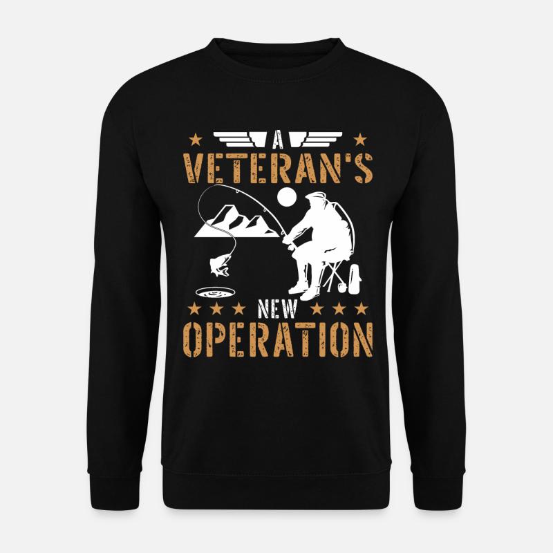 Fishing Operation Veteran - Unisex Sweatshirt - black