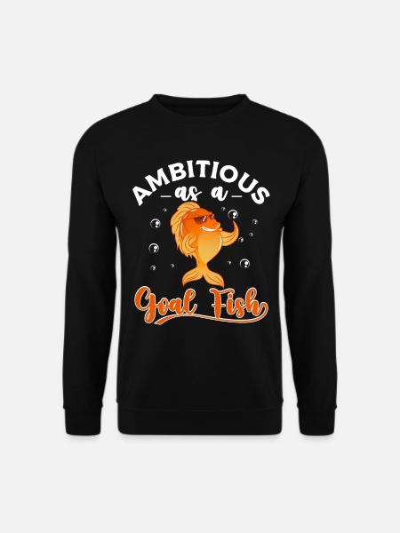 Poisson rouge - Sweat-shirt Unisexe - noir